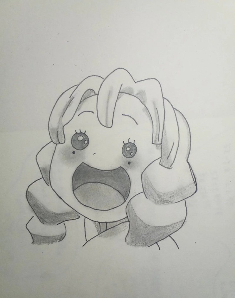 vẽ cô gái chibi cute 9