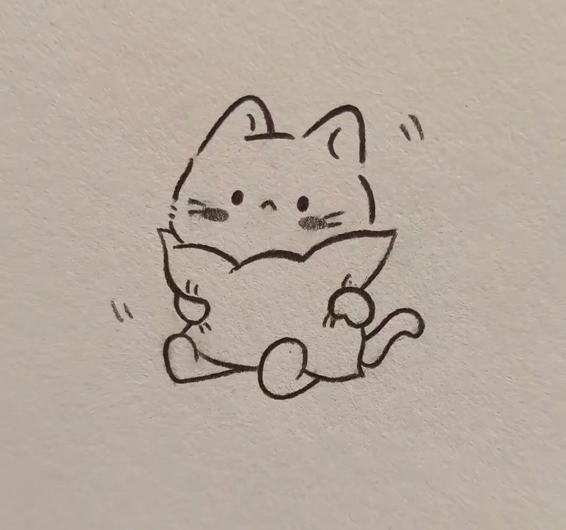 vẽ con vật đơn giản cute 16