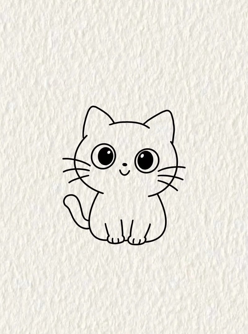 vẽ con vật đơn giản cute 19