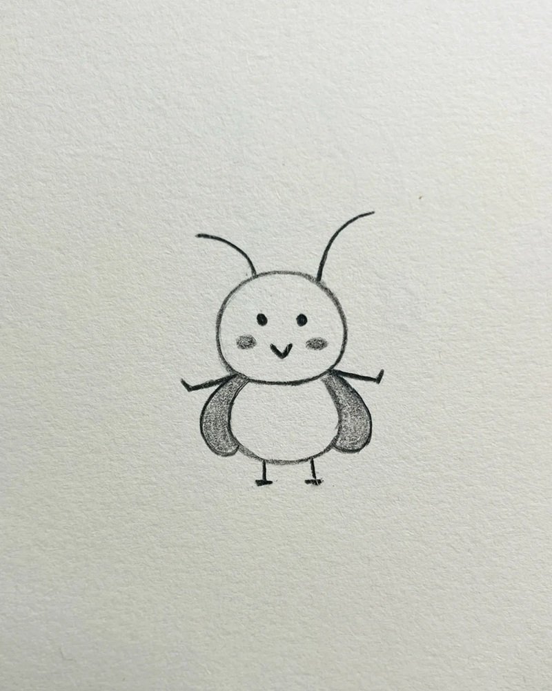 vẽ con vật đơn giản cute 22