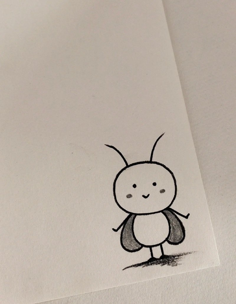 vẽ con vật đơn giản cute 4