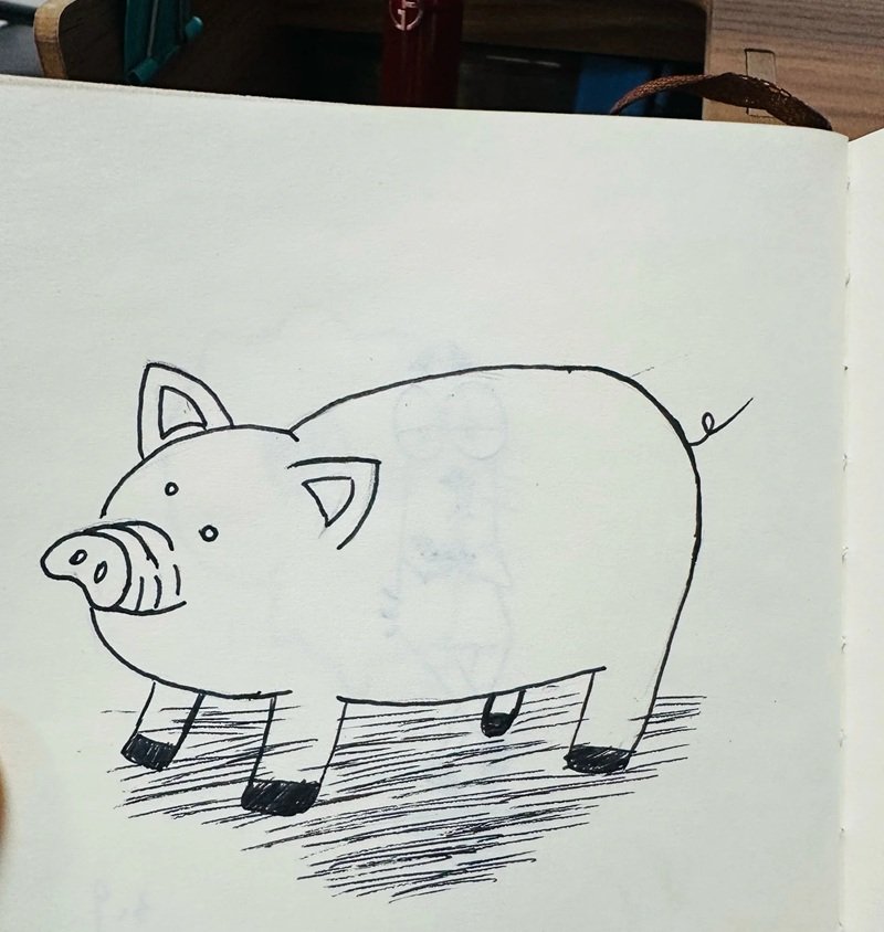 vẽ con vật đơn giản cute 5