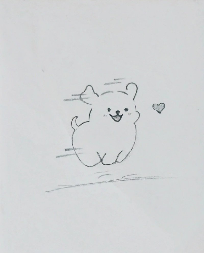 vẽ con vật đơn giản cute 7