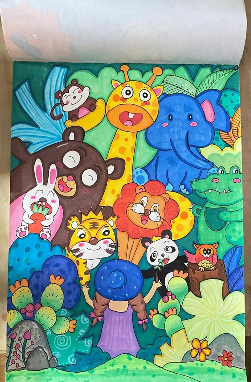 vẽ động vật hoang dã 14