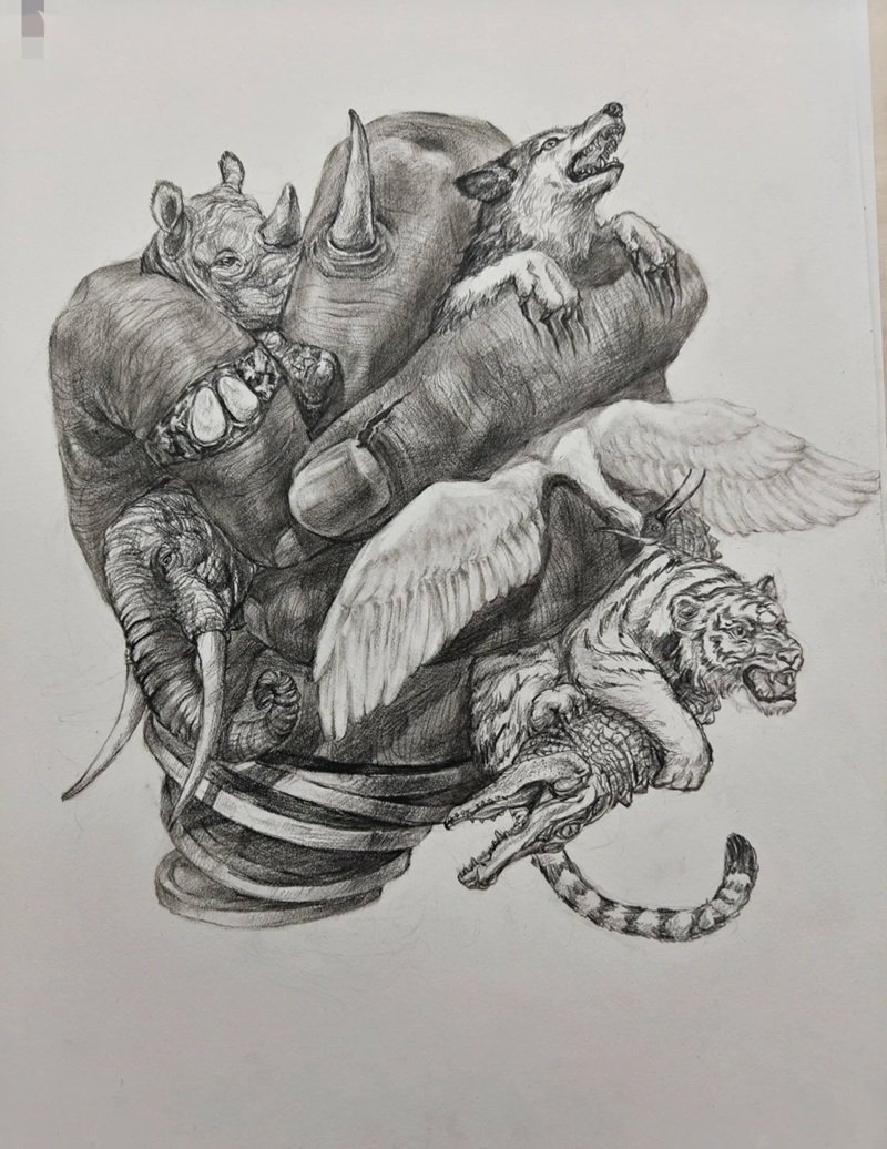 vẽ động vật hoang dã 15