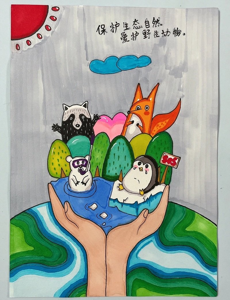 vẽ động vật hoang dã 19