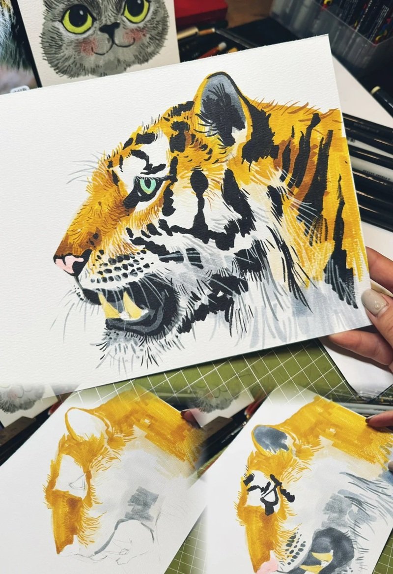 vẽ động vật hoang dã 20