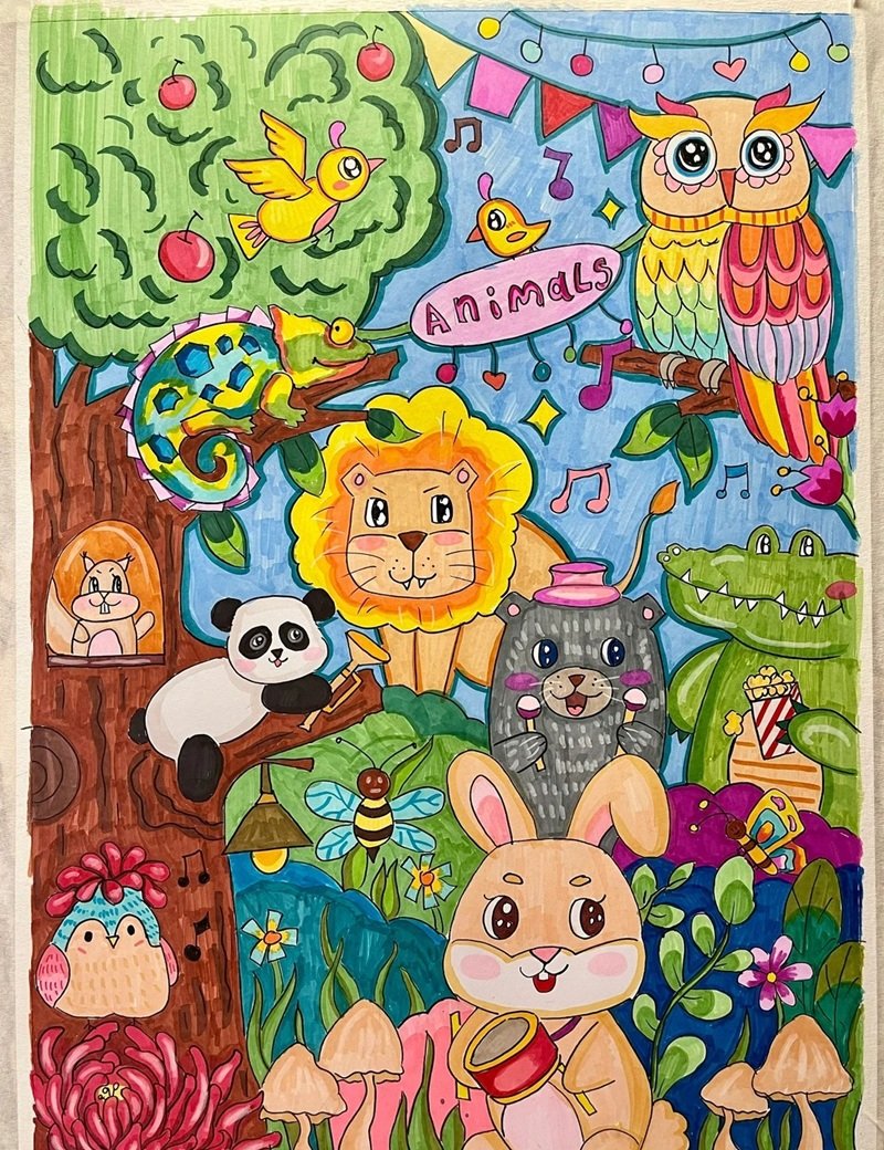 vẽ động vật hoang dã 23