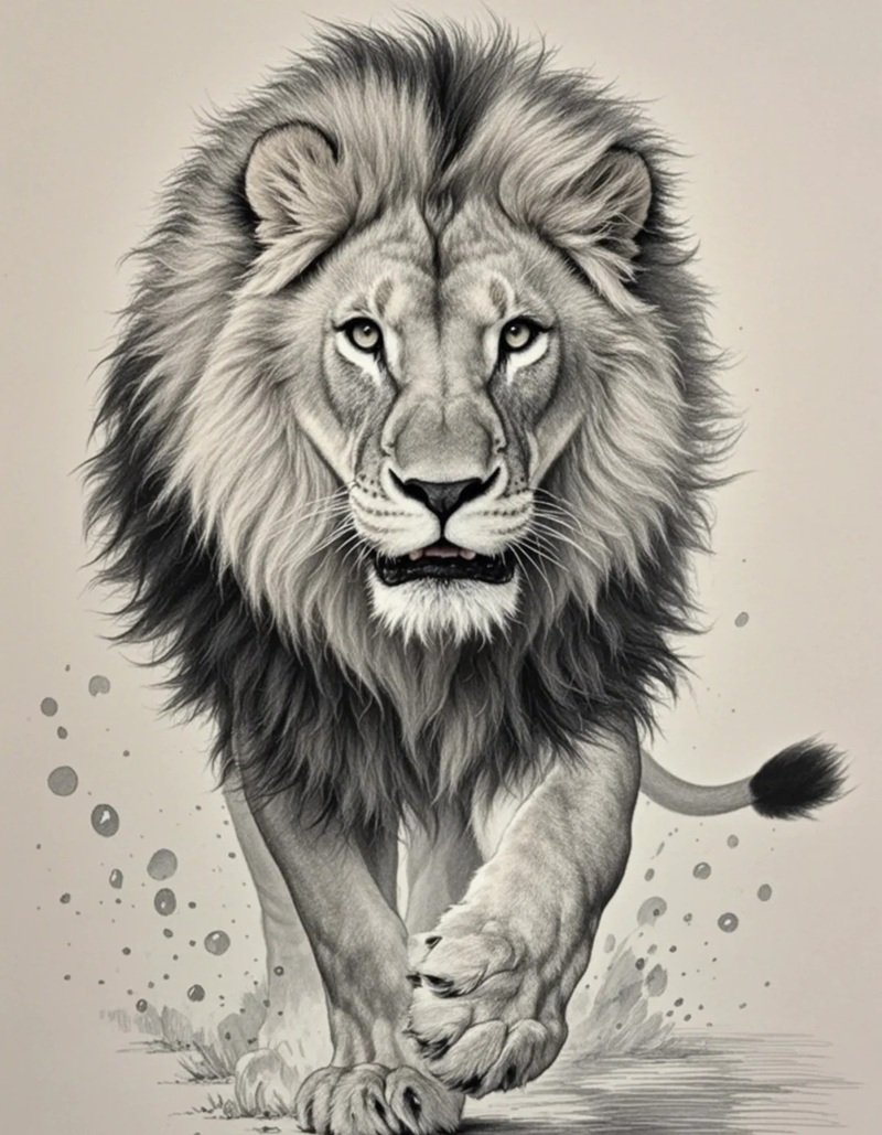 vẽ động vật hoang dã 27