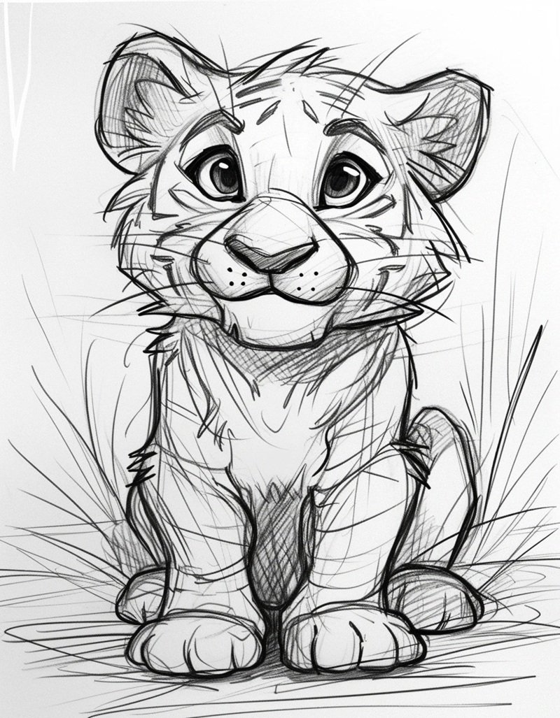 vẽ động vật hoang dã 28