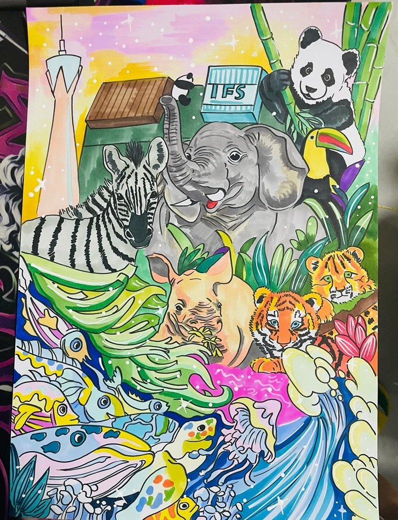 vẽ động vật hoang dã 33