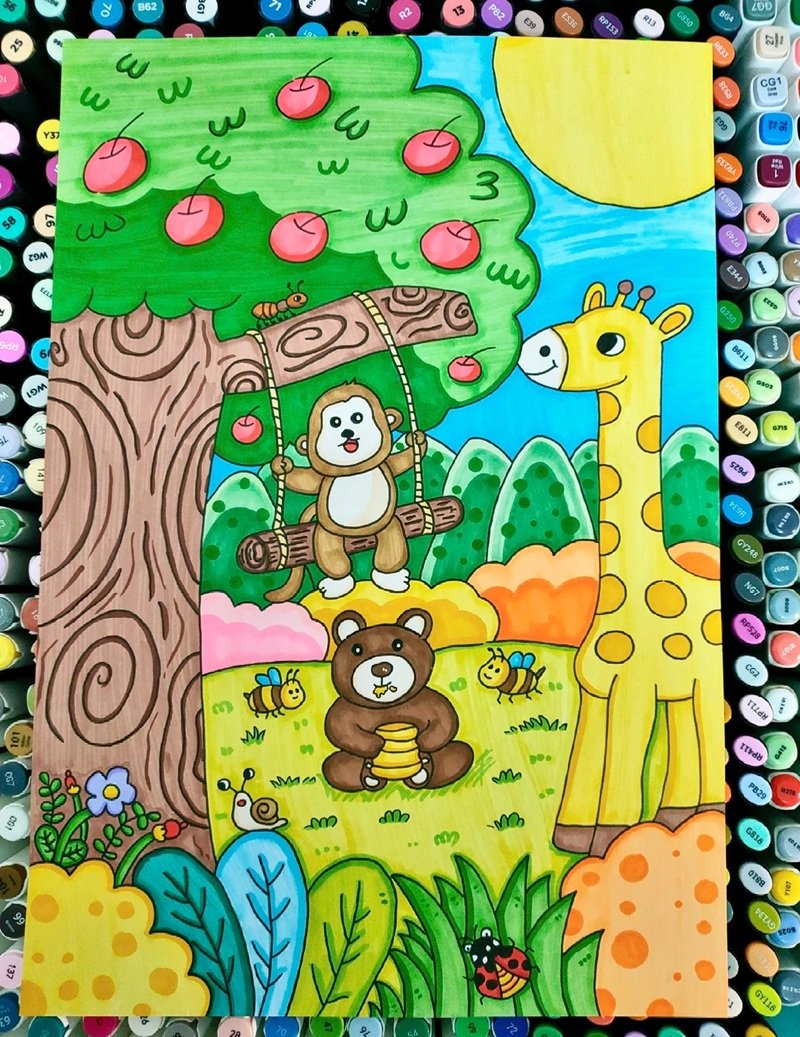 vẽ động vật hoang dã 37