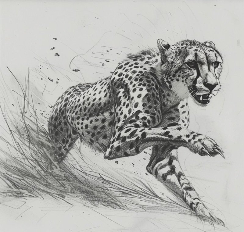 vẽ động vật hoang dã 39