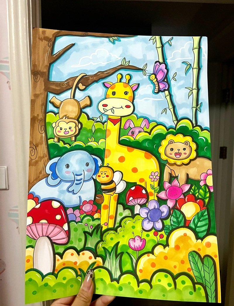 vẽ động vật hoang dã 9