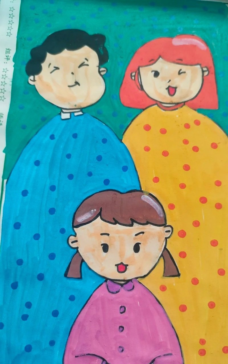 vẽ gia đình mơ ước của em 20