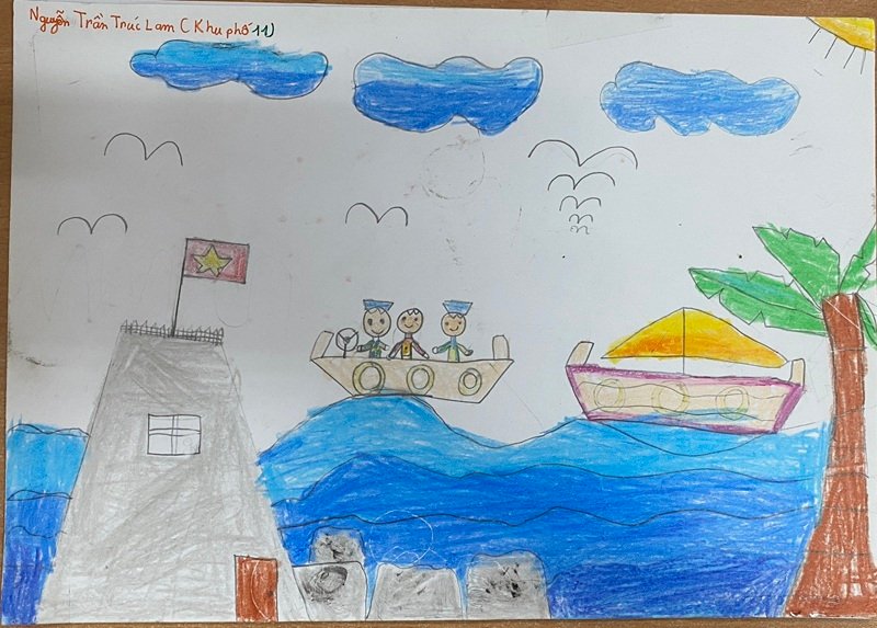 vẽ tranh biển đảo đẹp nhất 31