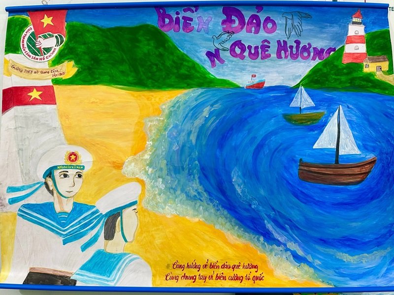 vẽ tranh biển đảo đẹp nhất 35