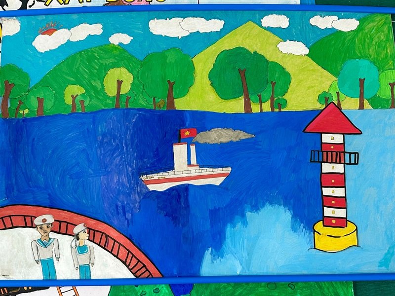 vẽ tranh biển đảo đẹp nhất 41