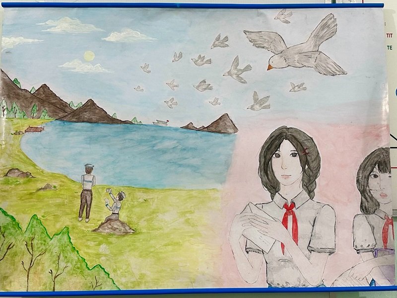 vẽ tranh biển đảo đẹp nhất 43