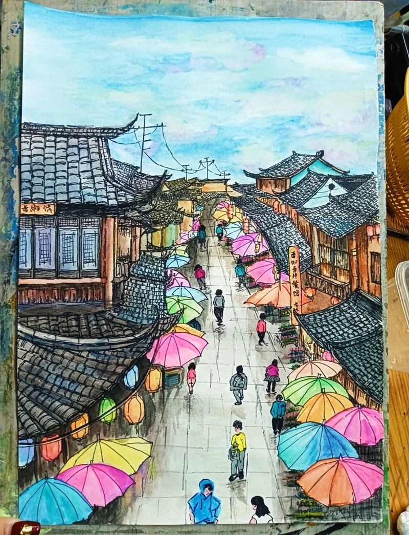 vẽ tranh đề tài cuộc sống quanh em 10