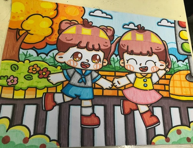 vẽ tranh đề tài cuộc sống quanh em 15