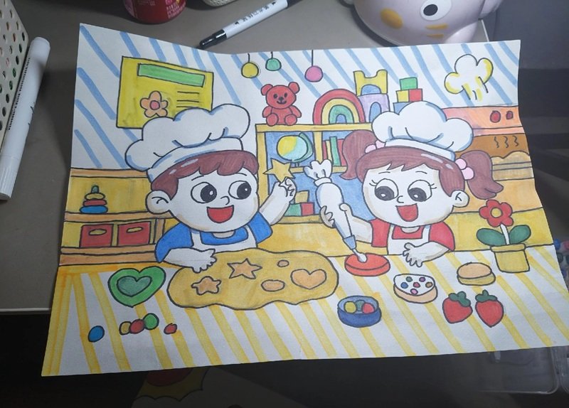 vẽ tranh đề tài cuộc sống quanh em 21