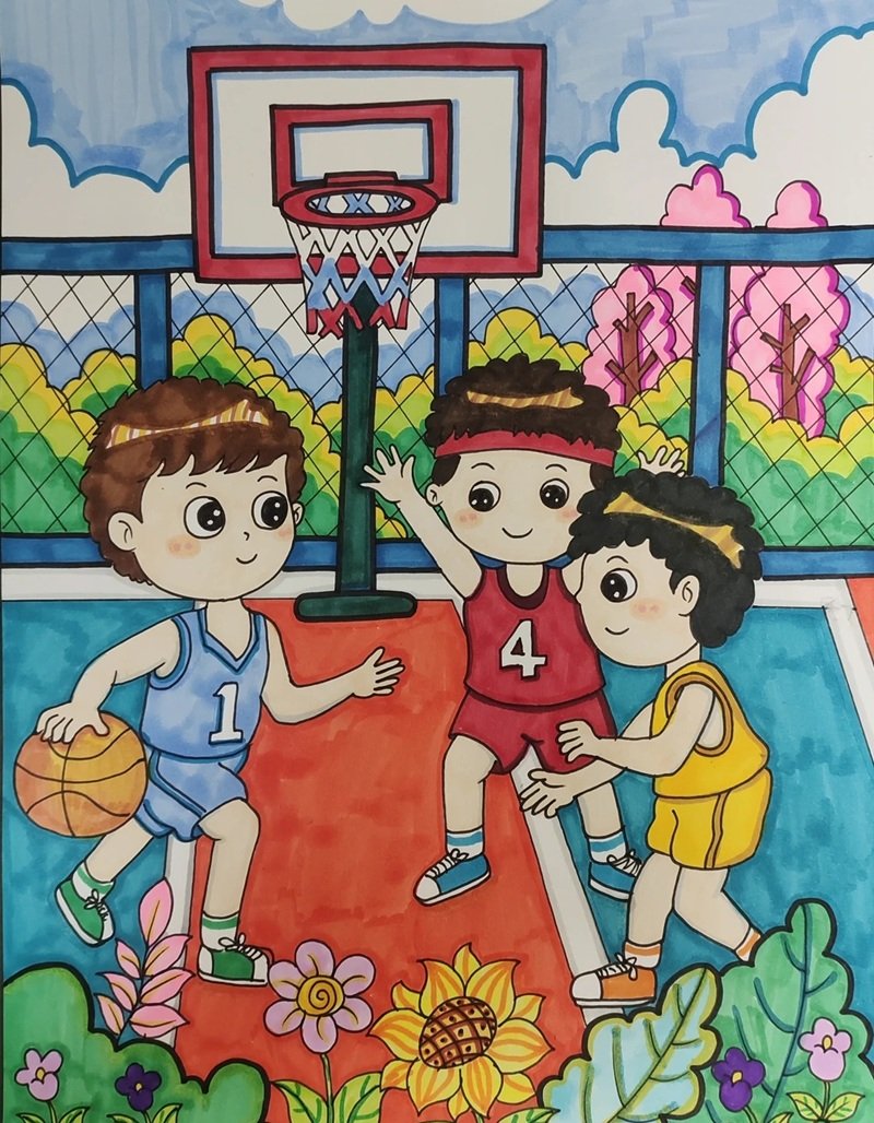 vẽ tranh đề tài cuộc sống quanh em 24