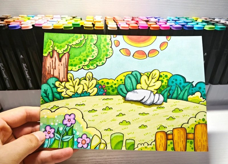 vẽ tranh đề tài cuộc sống quanh em 27