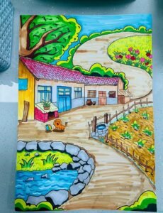 100+ gợi ý vẽ tranh đề tài cuộc sống quanh em dễ vẽ đẹp nhất