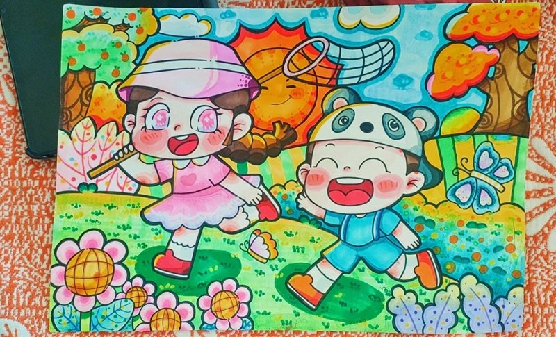 vẽ tranh đề tài cuộc sống quanh em 37