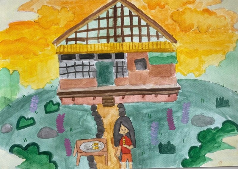 vẽ tranh gửi tương lai xanh 2050 1