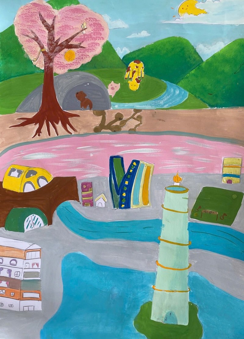 vẽ tranh gửi tương lai xanh 2050 15