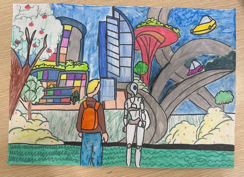 vẽ tranh gửi tương lai xanh 2050 32