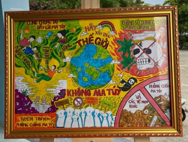 vẽ tranh phòng chống tệ nạn xã hội 1