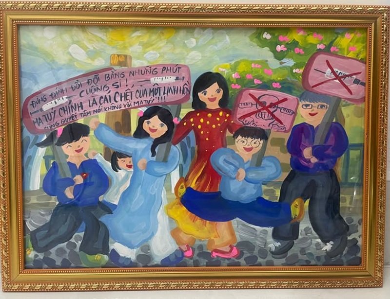 vẽ tranh phòng chống tệ nạn xã hội 14