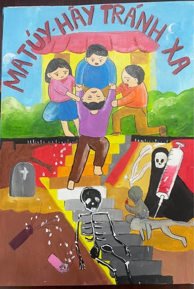 vẽ tranh phòng chống tệ nạn xã hội 19