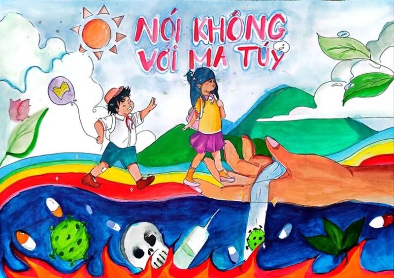 vẽ tranh phòng chống tệ nạn xã hội 20