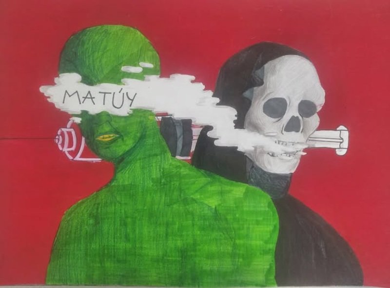 vẽ tranh phòng chống tệ nạn xã hội 21