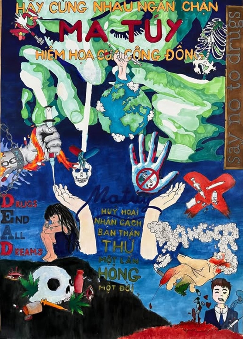 vẽ tranh phòng chống tệ nạn xã hội 23