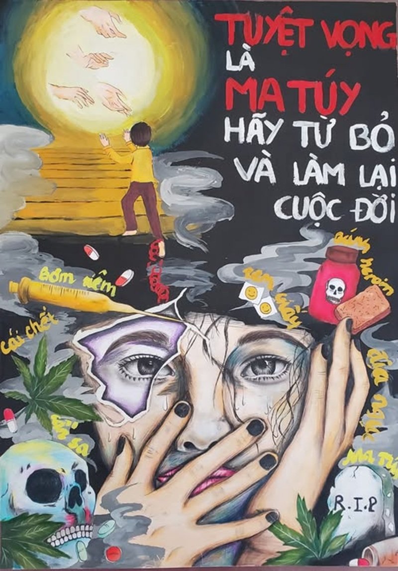 vẽ tranh phòng chống tệ nạn xã hội 24