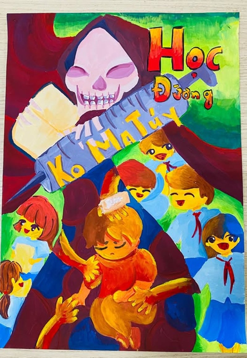 vẽ tranh phòng chống tệ nạn xã hội 25