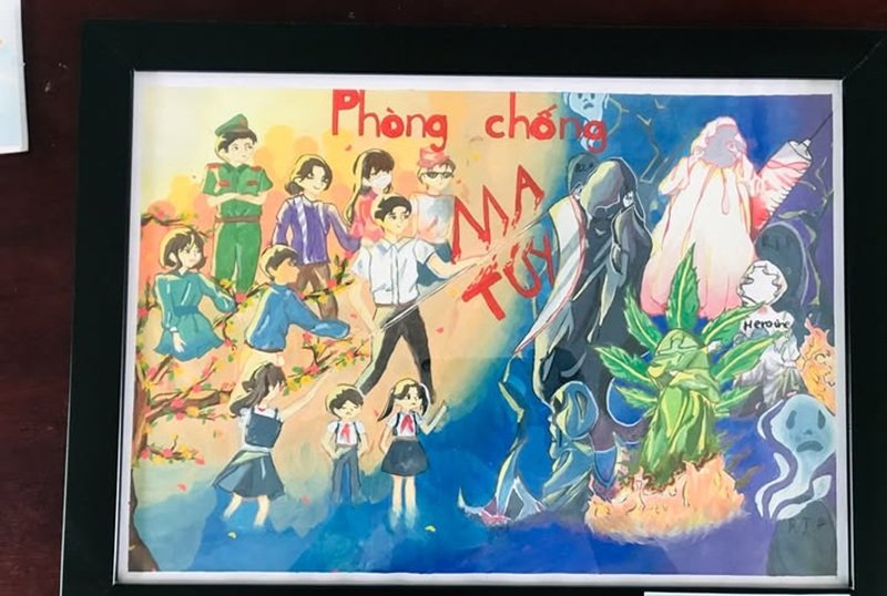 vẽ tranh phòng chống tệ nạn xã hội 30