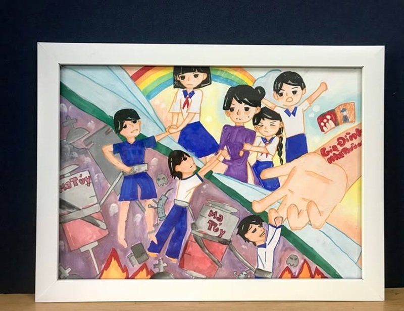 vẽ tranh phòng chống tệ nạn xã hội 34