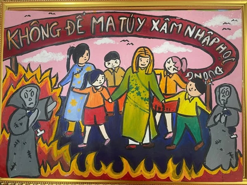 vẽ tranh phòng chống tệ nạn xã hội 36