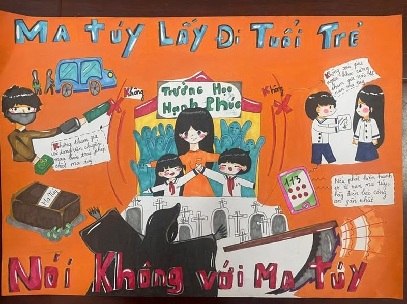 vẽ tranh phòng chống tệ nạn xã hội 39