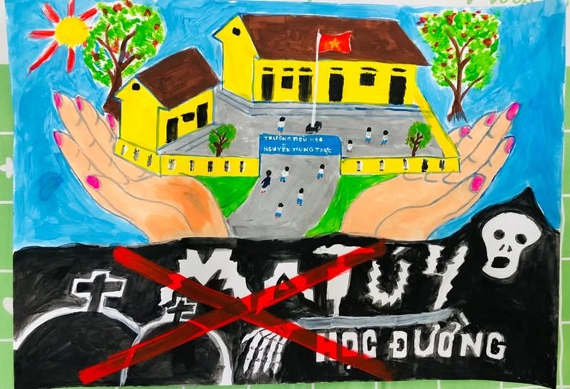 vẽ tranh phòng chống tệ nạn xã hội 4