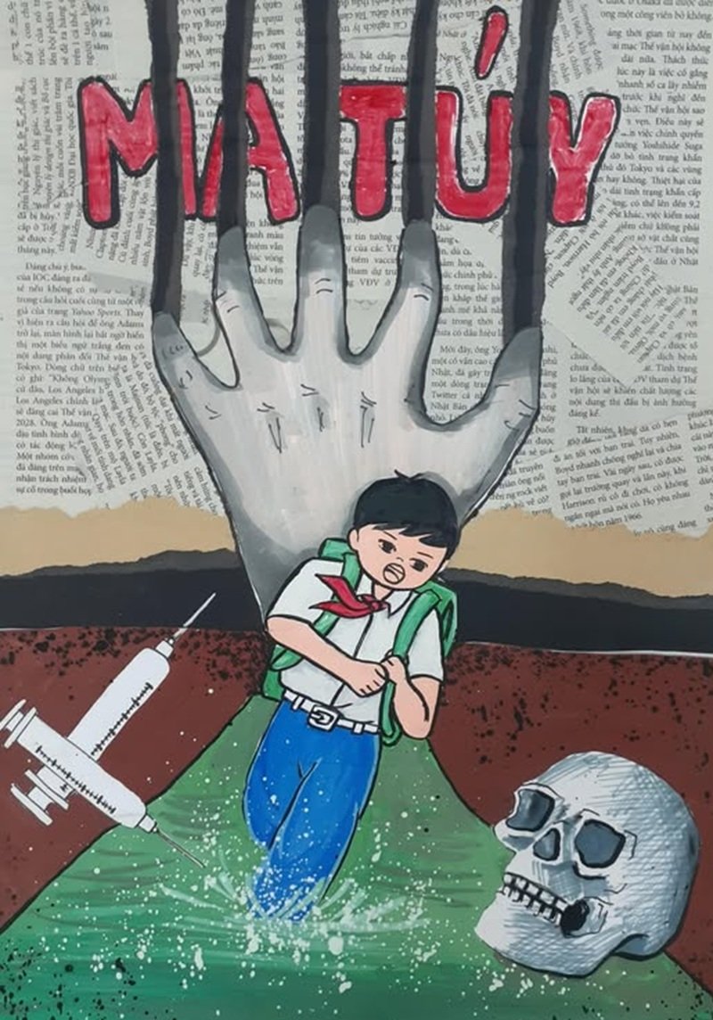 vẽ tranh phòng chống tệ nạn xã hội 41