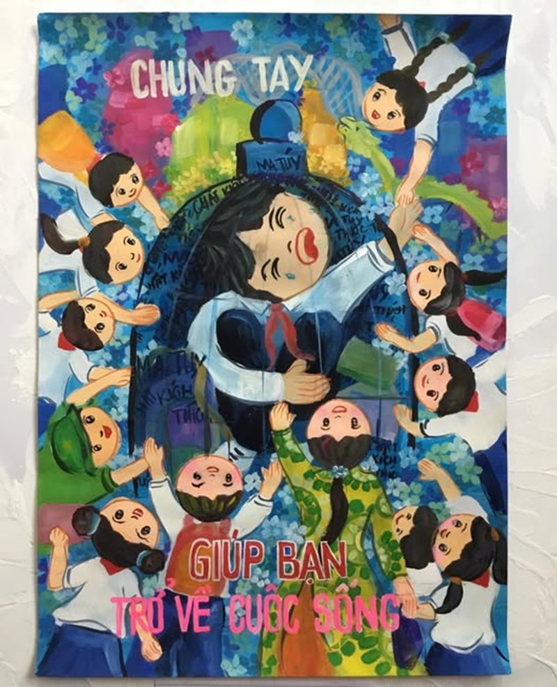 vẽ tranh phòng chống tệ nạn xã hội 7