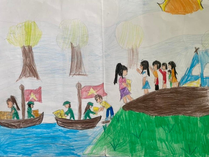 vẽ tranh phòng chống thiên tai 28