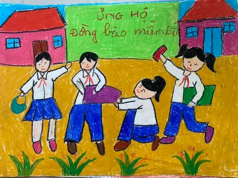 vẽ tranh phòng chống thiên tai 29